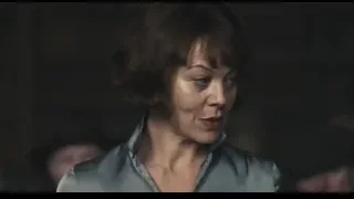 close-up of middle-aged woman's face — Peaky Blinders