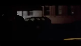 man and woman in dimly lit room — American Psycho