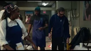 people cleaning messy room — The Bear
