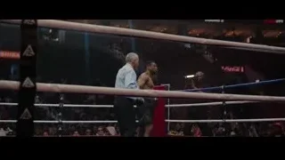 two men in boxing ring — Creed 3