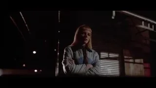 man in dark car at night — American Psycho