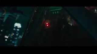 man in helicopter cockpit at night — Furious Seven