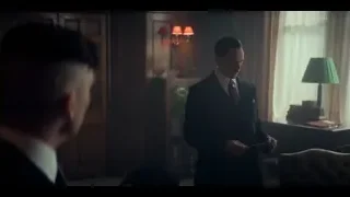 man in suit holding tablet in room — Peaky Blinders