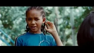 Young girl with braided hair in park — The Karate Kid