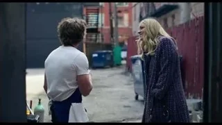 man and woman talking on street — The Bear