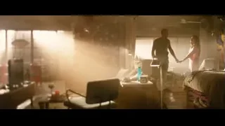 Man and woman standing in messy bedroom — Deadpool 2