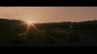 desert landscape at sunset with mountains — Into the Wild