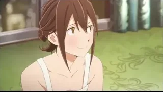 Young girl by window with green curtains — I Want To Eat Your Pancreas