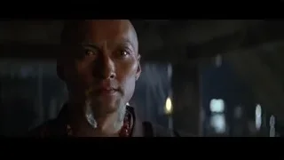 bald man with beard in dark room — Batman