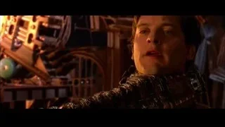Man in metallic suit in futuristic setting — Spider Man 2