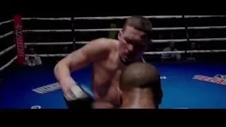 Two shirtless men fighting in ring — Creed