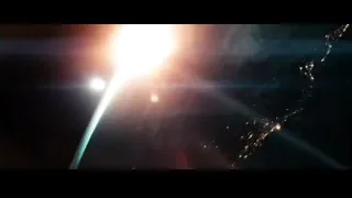 bright orange glowing object in sky — Superman: Man of Steel