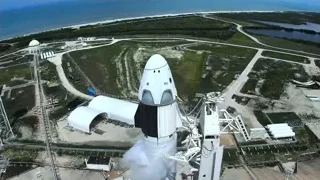 space shuttle taking off from launch pad — Elon Musk: Return to Space