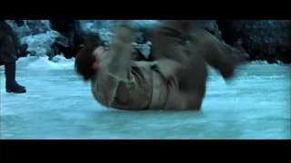 Man walking on snowy landscape — Batman