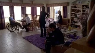 People gathered around table in living room — Breaking Bad