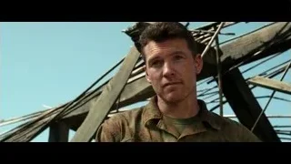 Man in military uniform in destroyed area — Hacksaw Ridge