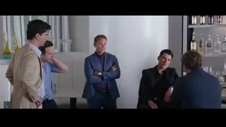 men talking in a bar — The Big Short
