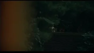 Person standing in forest at night with fog — Joker