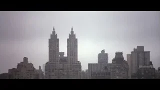 night view of city skyline skyscraper — American Psycho