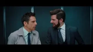 Two men arguing in elevator — The Secret Life of Walter Mitty