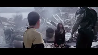 people standing in front of rubble — Deadpool