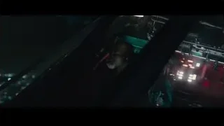 two men in helicopter cockpit at night — Furious Seven