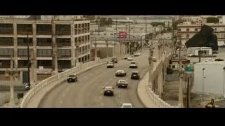 overcast city skyline view — Furious Seven