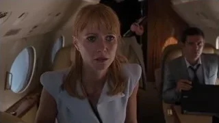 Woman deep in thought in private jet — The Avengers
