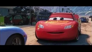 Lightning McQueen on race track — Cars 3