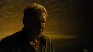 close-up of elderly man's face — Blade Runner 2049