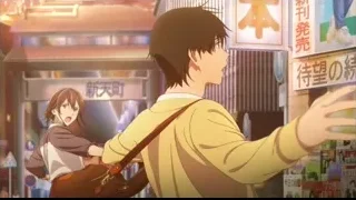 man and woman in front of store — I Want To Eat Your Pancreas