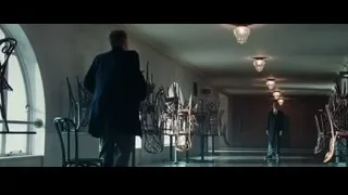 two men walking in grand hallway — Steve Jobs