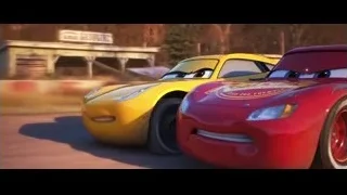Cars characters racing on track — Cars 3