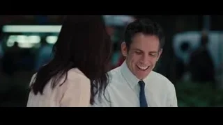 Man and woman talking in restaurant — The Secret Life of Walter Mitty