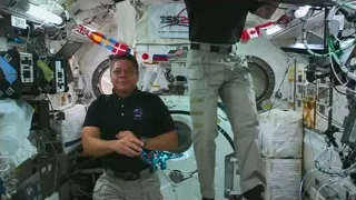 Two men in space station — Elon Musk: Return to Space