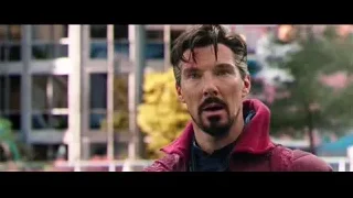 Close-up of man in red jacket — Doctor Strange 2