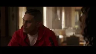 young man in red hoodie deep in thought — Creed 3
