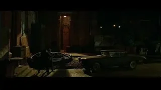 Two men next to old car in dark alley — Now You See Me 2