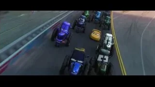 group of cars racing on track — Cars 3
