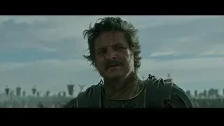 man in armor in vast landscape — Gladiator 2