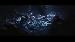 People in dark cave with tangled tentacles — Harry Potter and the Philosophers Stone