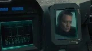 vehicle control panel with screens — Blade Runner 2049