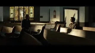 two men sitting in church pews — Superman: Man of Steel