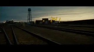train track with WAYNE at sunset — Into the Wild