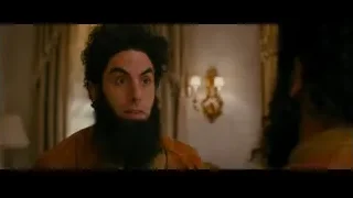 man with beard looking in mirror in ornate room — The Dictator