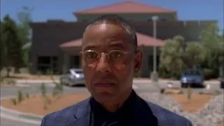 close-up of man's serious face with glasses — Breaking Bad