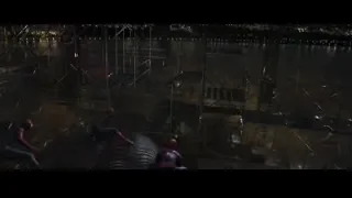 Three Spider-Man characters at construction site — Spiderman: No Way Home