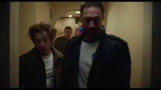 two men hugging in hallway — The Bear