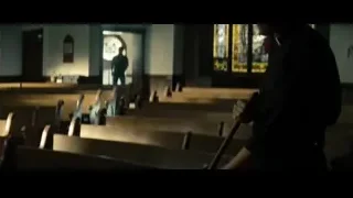 man in black robe in church — Superman: Man of Steel