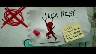 Jack Kesy drawing pinned to wall — Deadpool 2